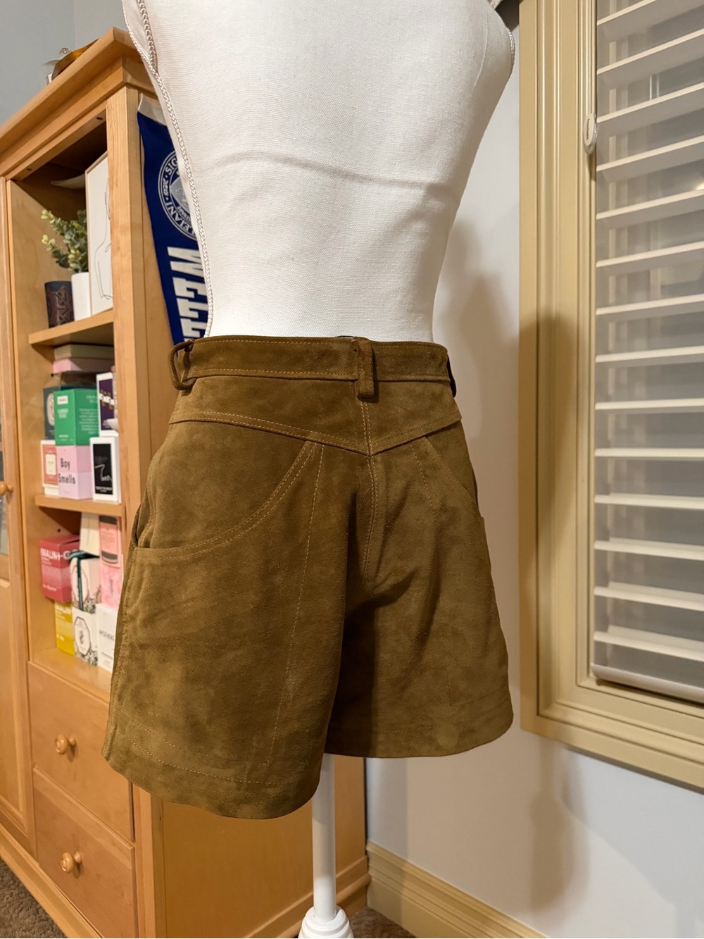 NWT Rachel Comey Forte Suede Leather Solido Shorts Size 4